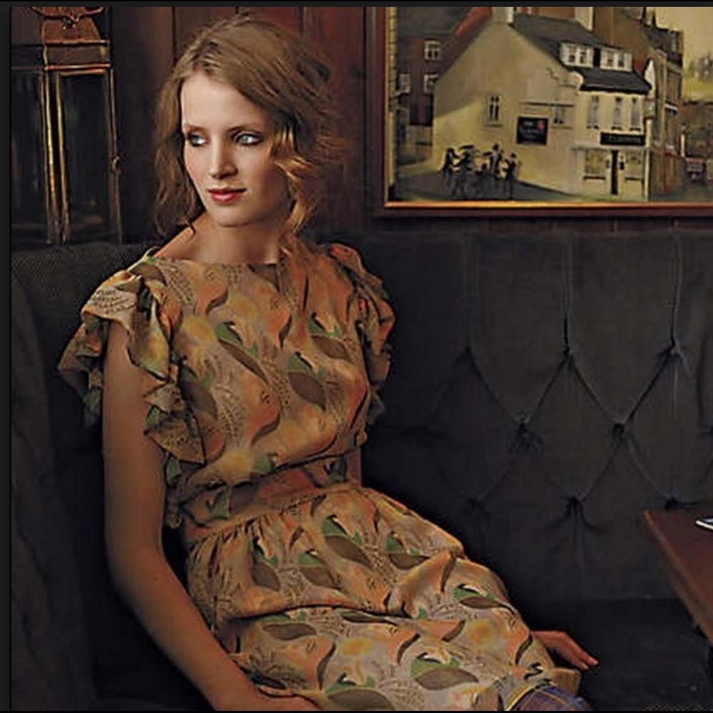 Anthropologie Grasby Gardens Cocktail Dress